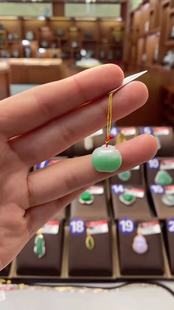 【闪购商品】翡翠颈饰未镶嵌苹果