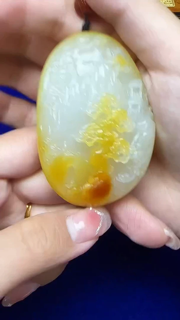 和田玉未镶嵌把件1