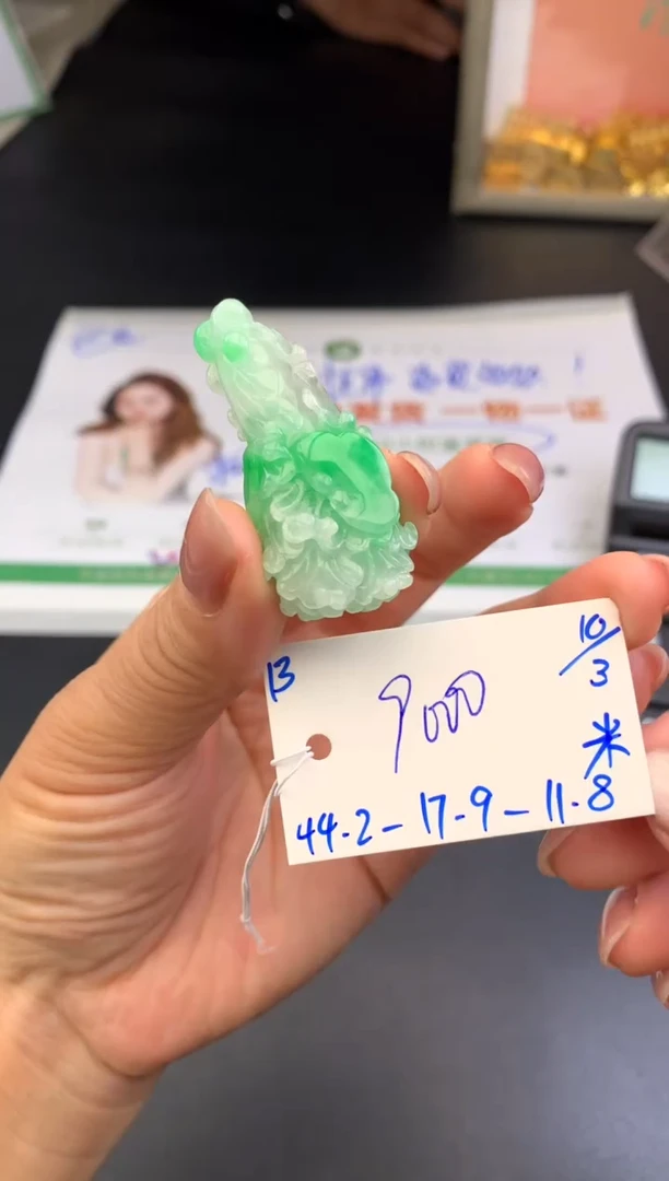 【闪购商品】翡翠颈饰未镶嵌白菜