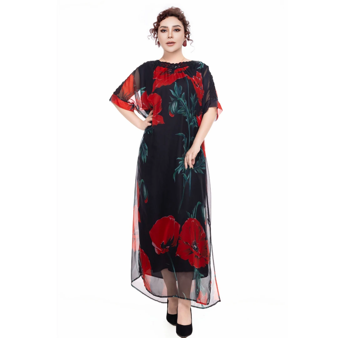 UMIDA夏季新款连衣裙舒适宽松大码气质时尚