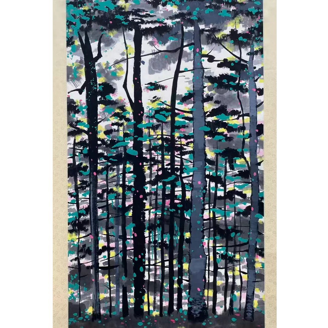 DY14722 树 纸本 132*67