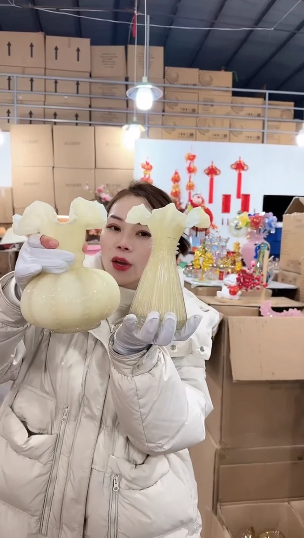 【闪购商品】无铅玻璃悠悠O-花器-66早一对