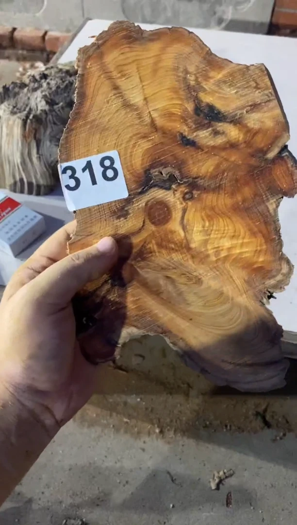 柏木（崖柏）太行陈化崖柏切片一片（津诚林）