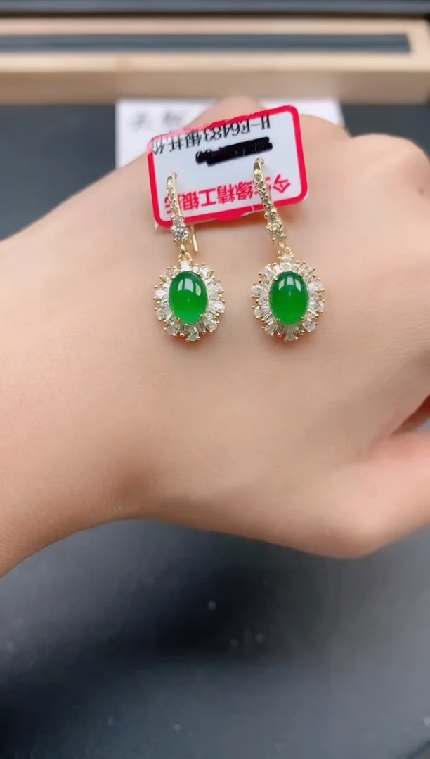 银S925镶嵌戒指翡翠1111111