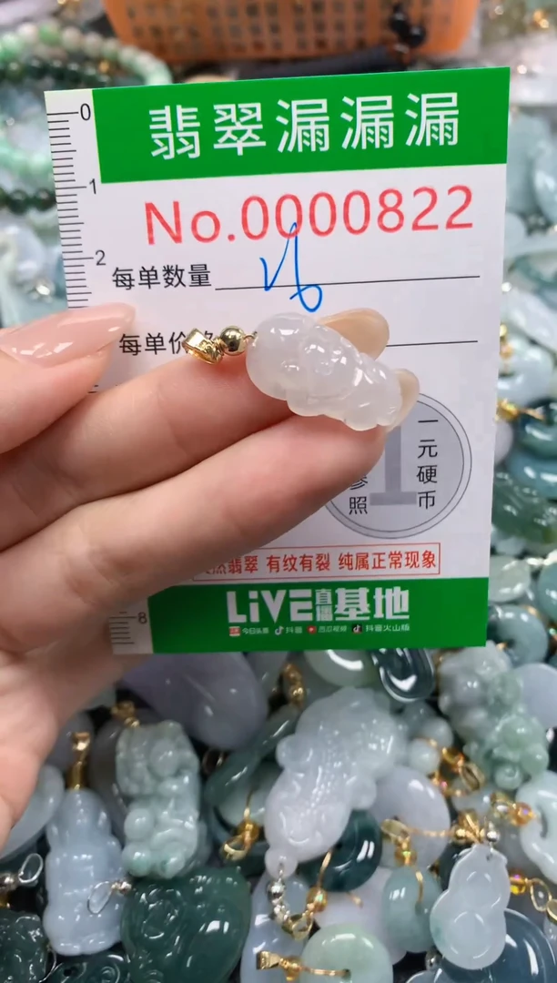 吊坠(不含链)未镶嵌翡翠822