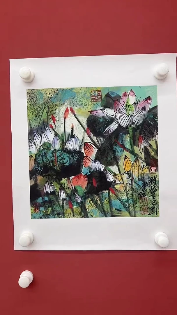 国画朱建红国画作品9