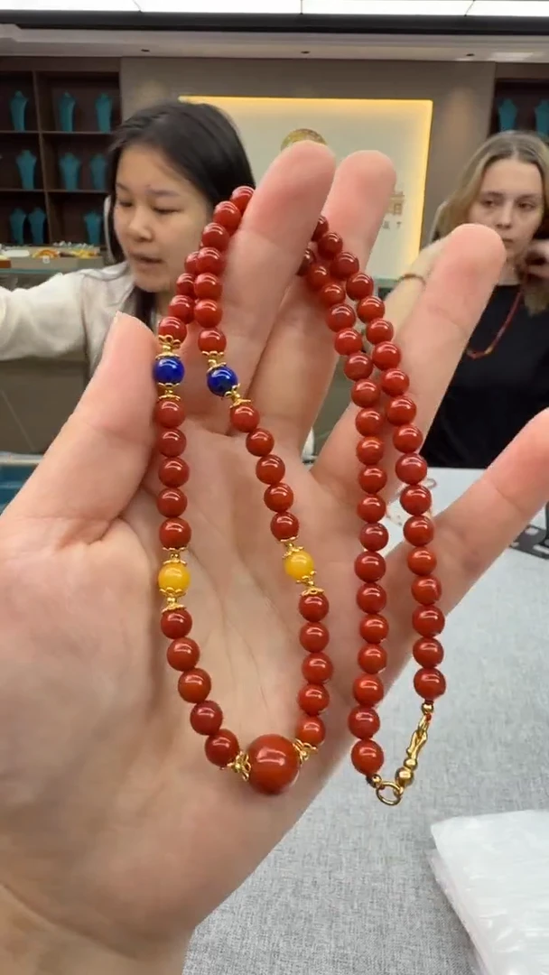 颈饰未镶嵌南红玛瑙56号秒拍 假一罚三
