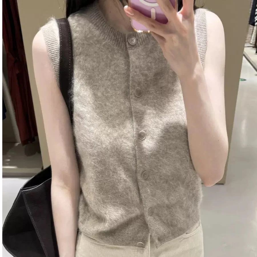 山羊绒秋季马甲背心