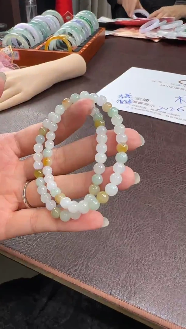 未镶嵌手串翡翠YGF11231-20多样性发1