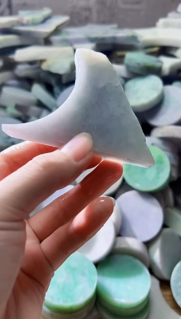 裸石翡翠天然翡翠A货石 南 747