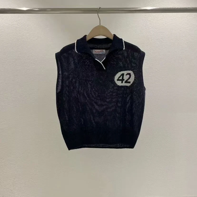 东大门42数字针织背心/NO退换