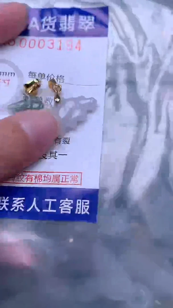 翡翠未镶嵌吊坠(不含链)1