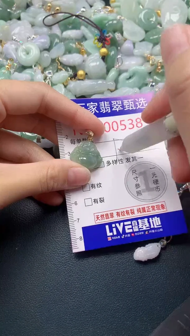 吊坠(不含链)未镶嵌翡翠5383