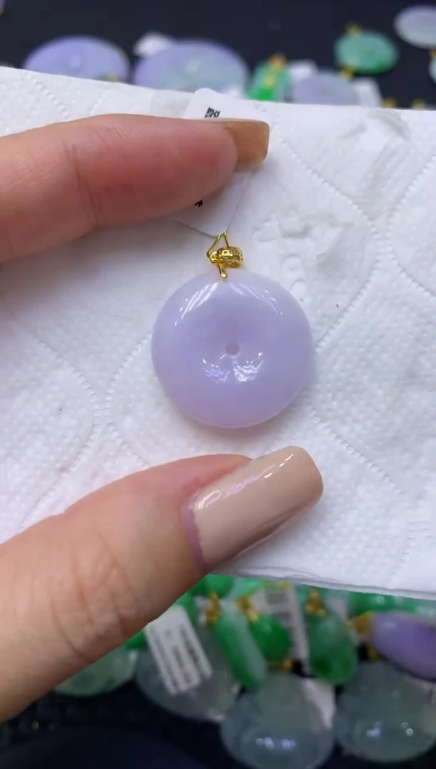 颈饰未镶嵌翡翠天然缅甸翡翠A货