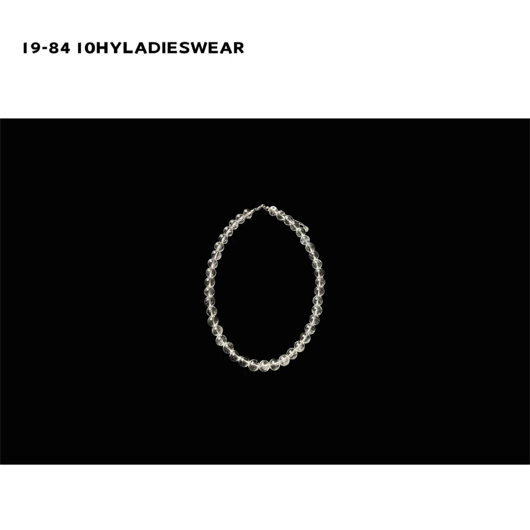 非金属合成锆石项链 HYLADIESWEAR  『水晶项链』水晶高级感项链