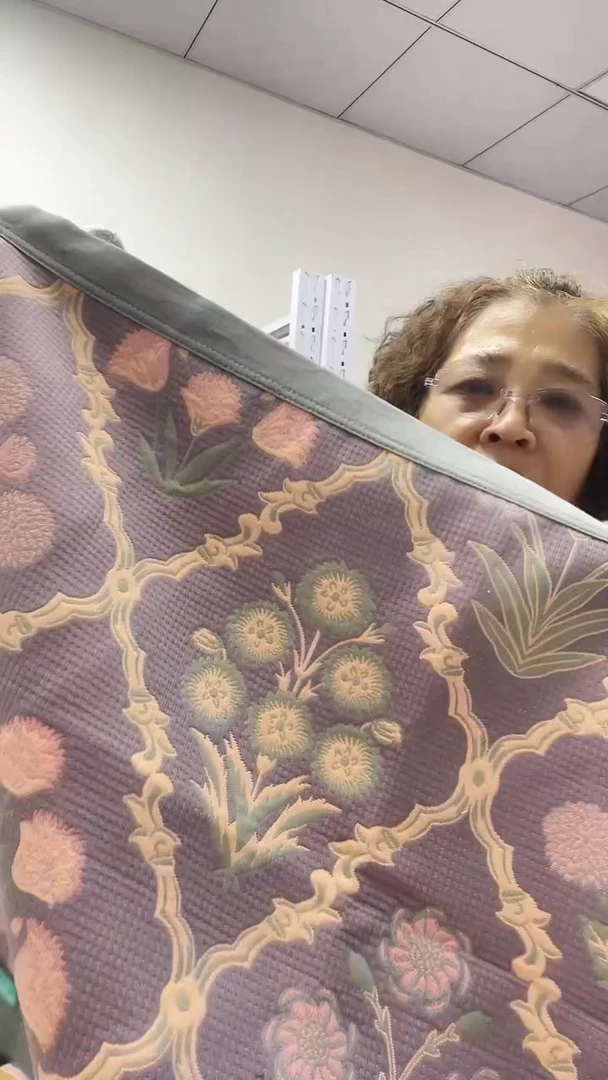 棉韩版 手捧花枕巾  一对装