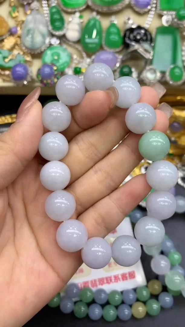 未镶嵌手串翡翠31-中国好珍宝