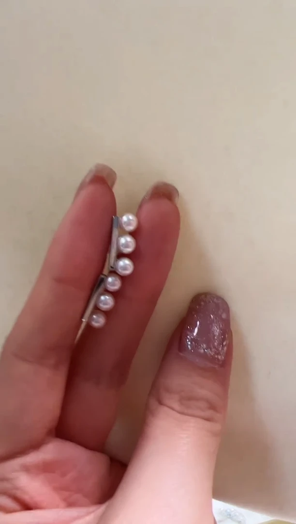 银S925镶嵌海水珍珠DA 耳钉xp264