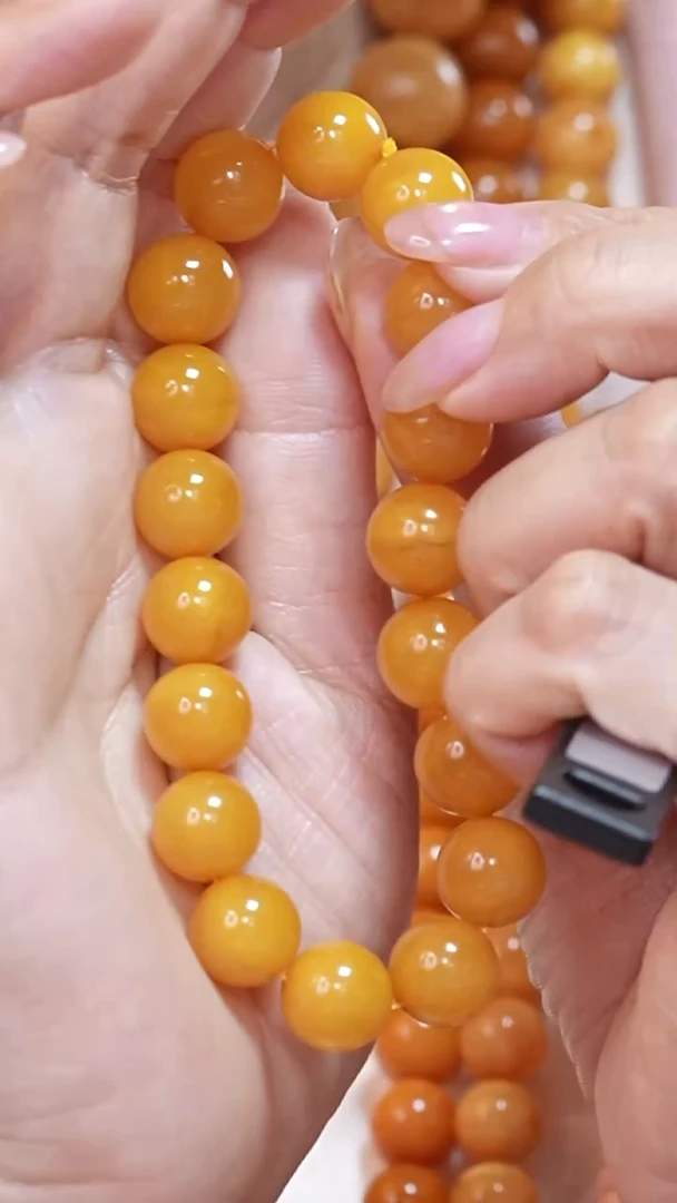 蜜蜡颈饰未镶嵌222 8667天然蜜蜡珠宝奇石云端妖孽全部保真