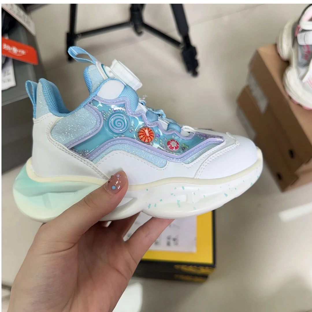 3753高端四季款舒适运动鞋白蓝（温州童鞋）