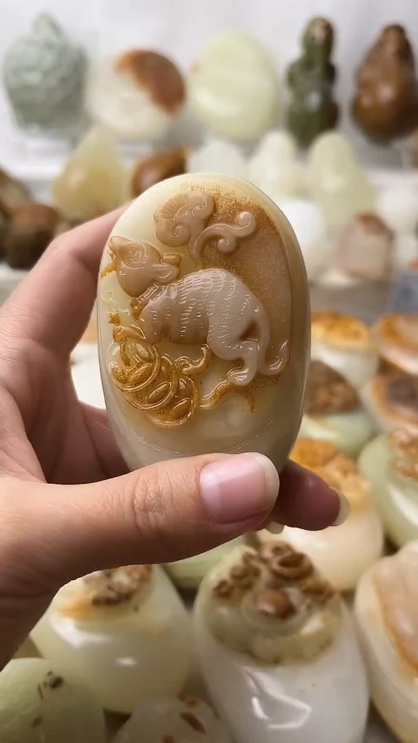 石材古青石棉纹正常不退换鼠