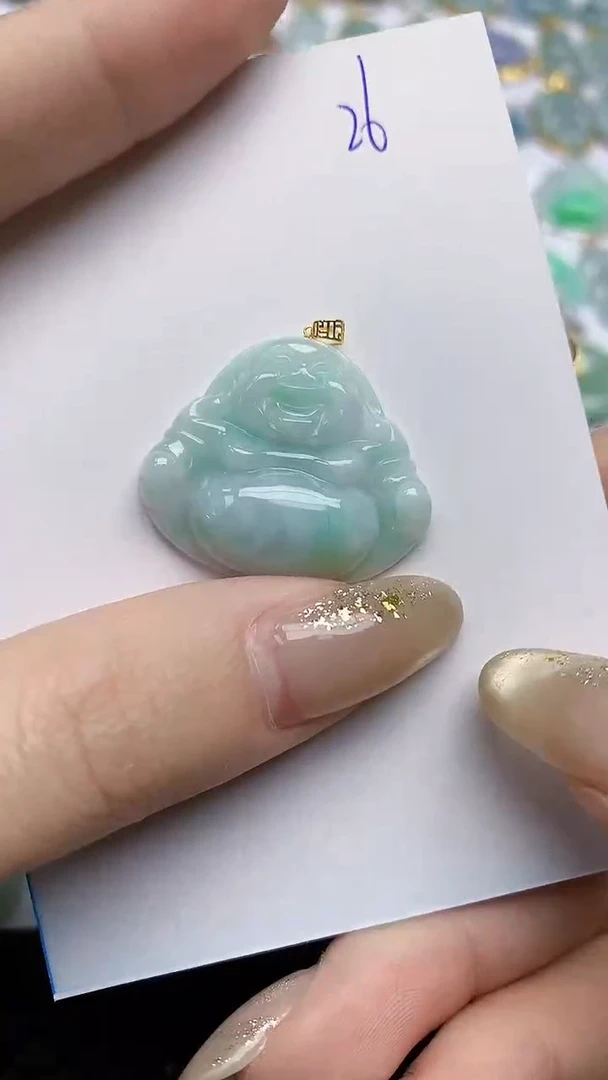 【闪购商品】翡翠颈饰未镶嵌天然A货翡翠 26