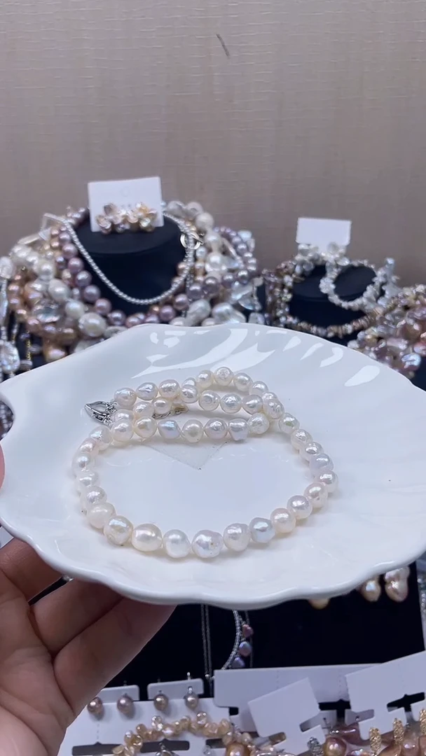 未镶嵌项链淡水珍珠【纯恬饰品】