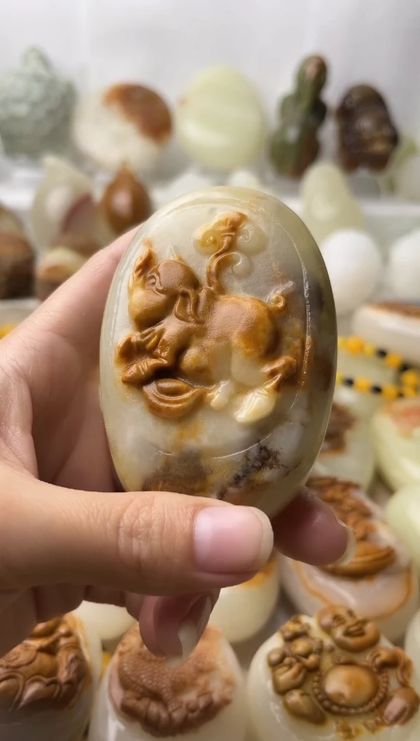 石材古青石棉纹正常不退换猪