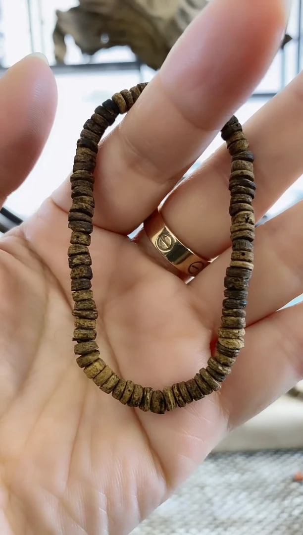 【闪购商品】沉香手串越南富森红土碳化料5+MM手串