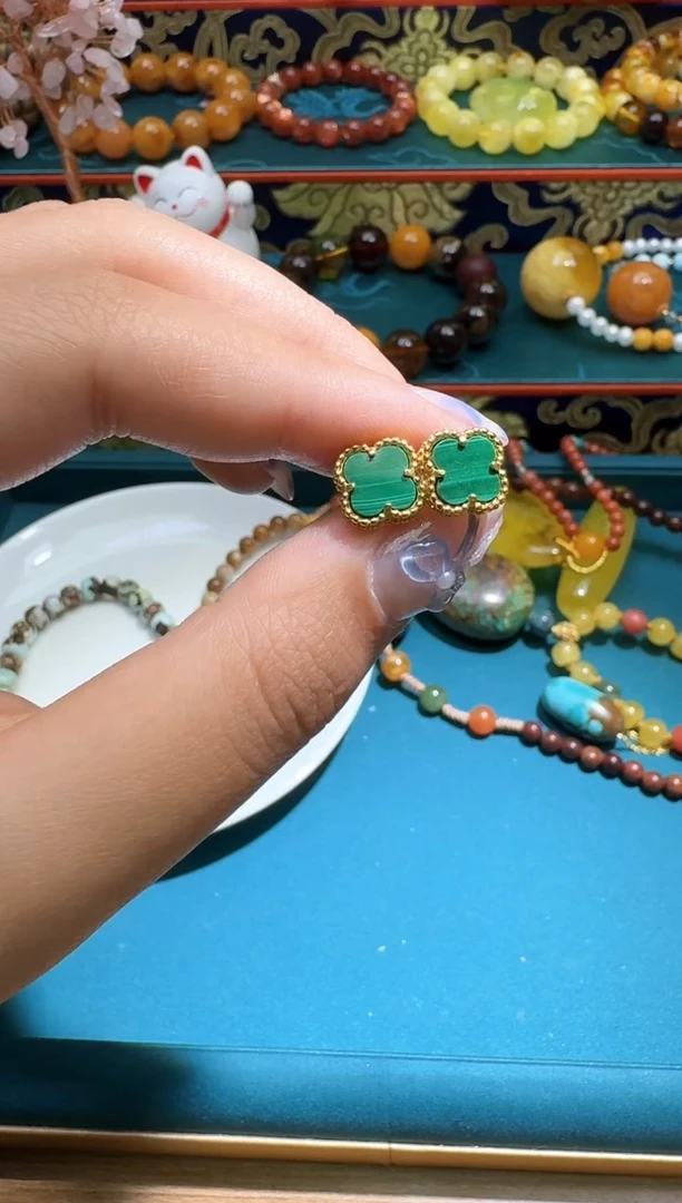 未镶嵌耳饰水晶014多样性发一件00