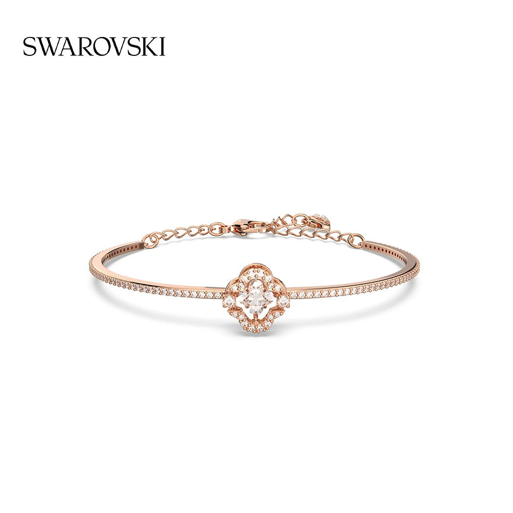 Swarovski/施华洛世奇 合金仿水晶手链 圣诞节礼物 四叶草手镯