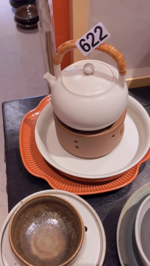 碗622汝窑手工壶一套