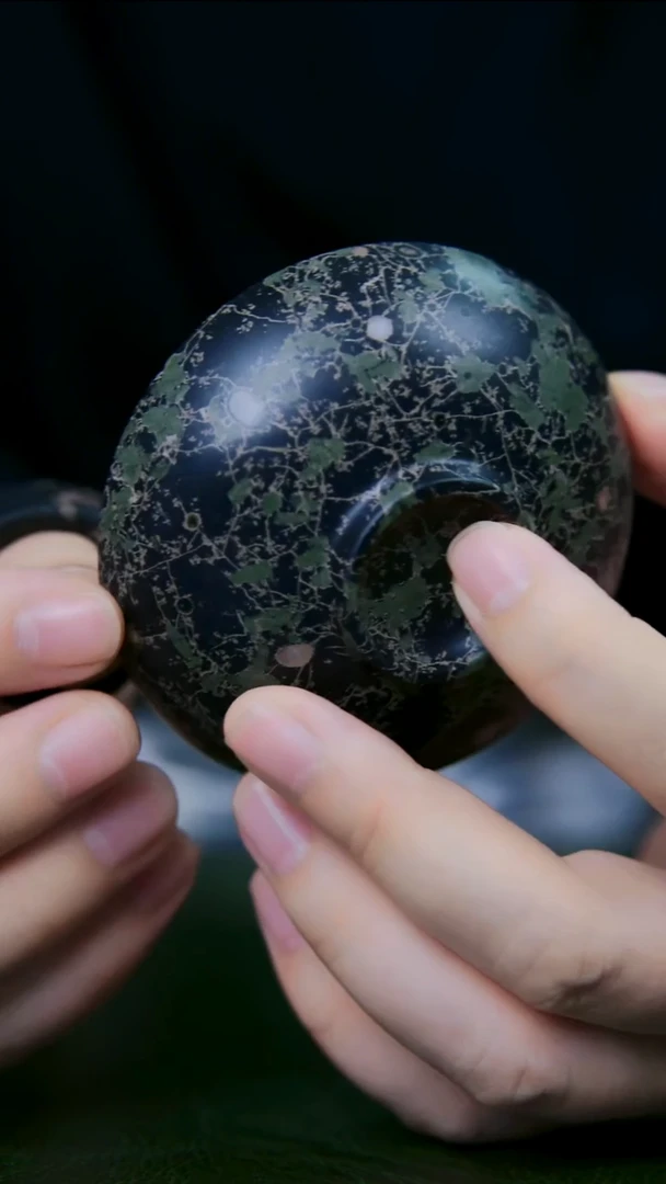 老师手工作品，一青藤斗笠物一拍