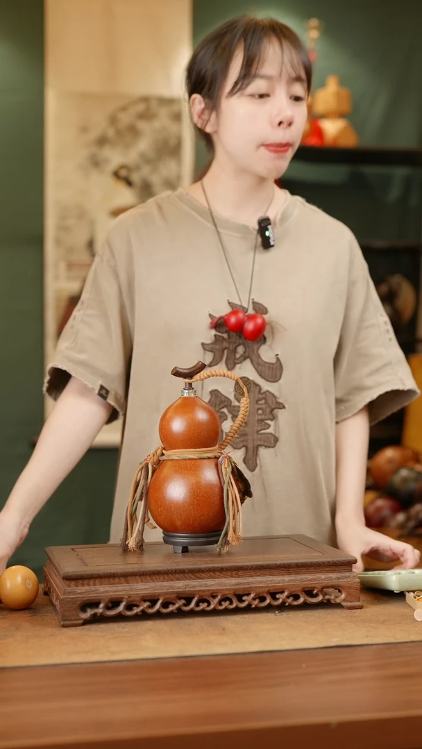 293号精品天然大漆酒葫芦一物一拍~