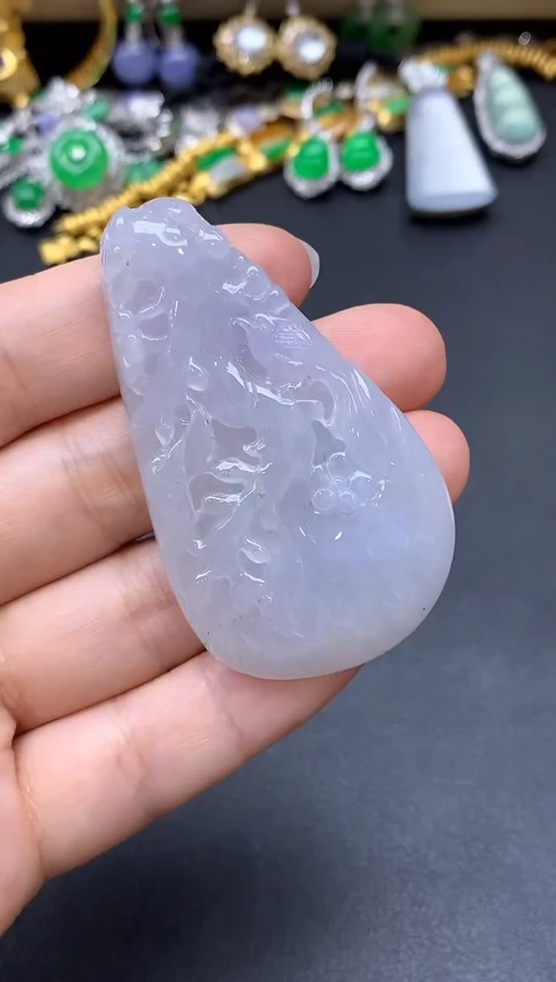 颈饰未镶嵌翡翠107-中国好珍宝