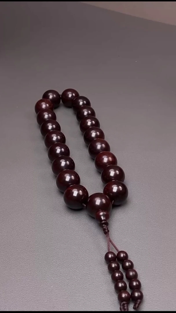 小叶紫檀印度小叶紫檀20mmx18+1颗手持珠