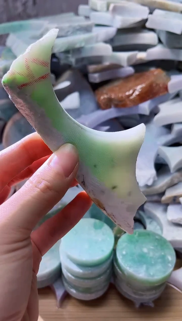 裸石翡翠天然翡翠A货716