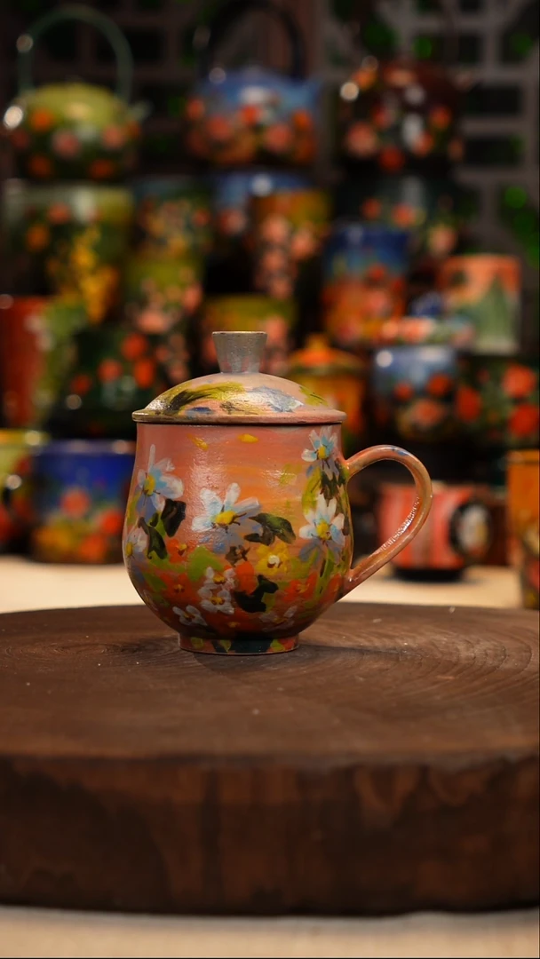 油画   釉下彩   杯子