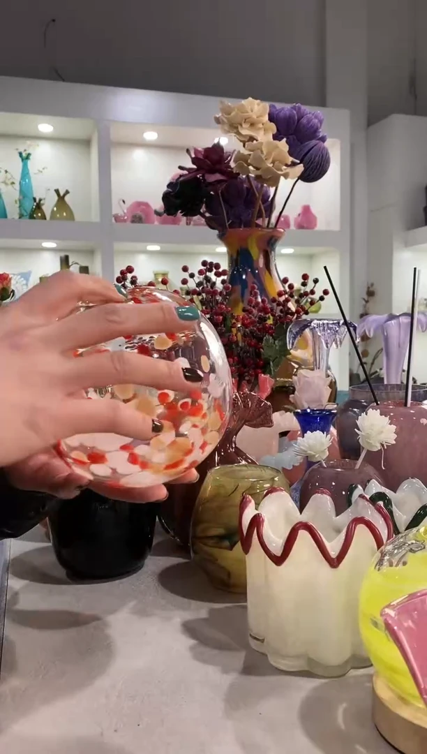 亮*慕忆家手作琉璃花瓶