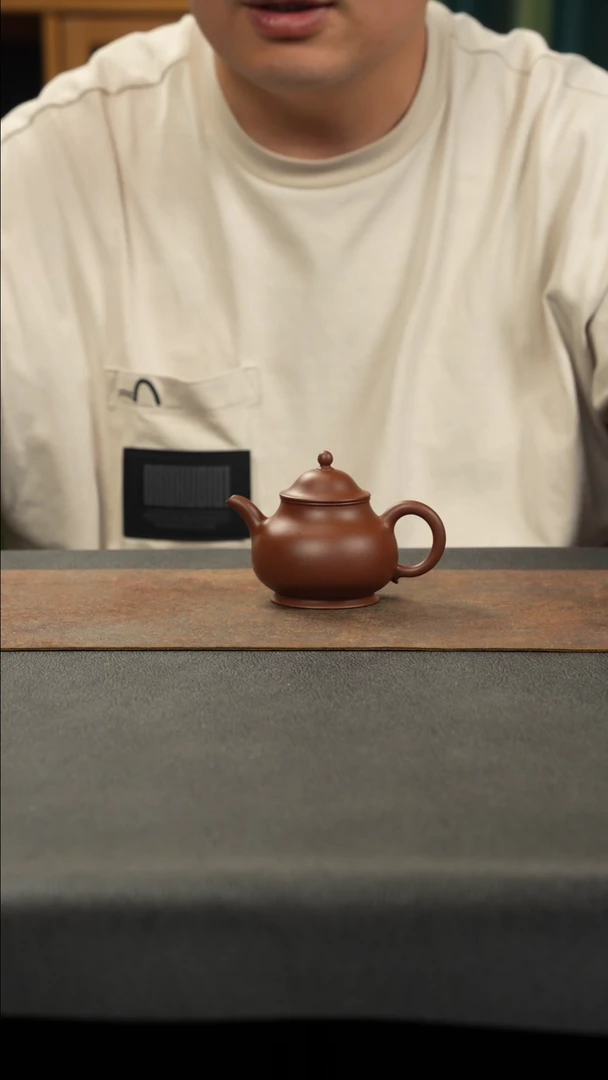 茶壶紫砂潘壶 紫泥