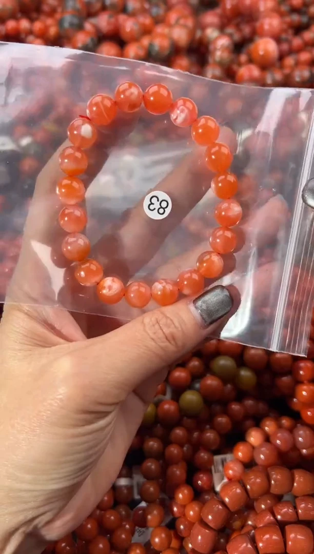 未镶嵌手串南红玛瑙9+