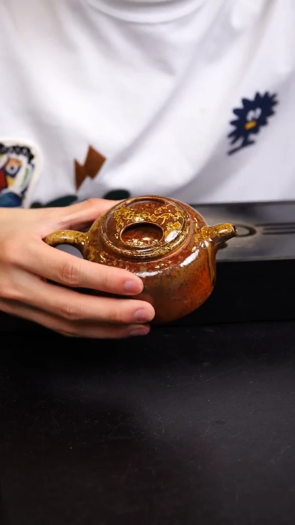 茶壶紫砂宜兴紫砂柴烧壶2