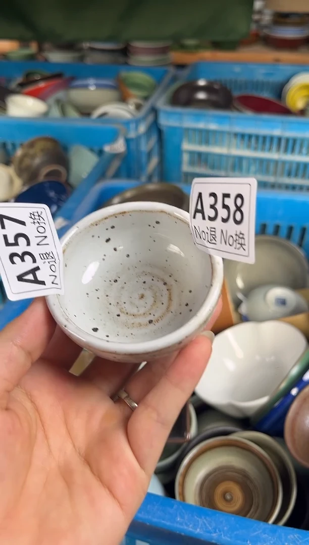 陶瓷雪*酥a358白麻点味碟2只