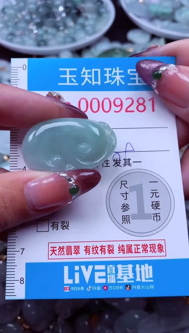 吊坠(不含链)未镶嵌翡翠9281