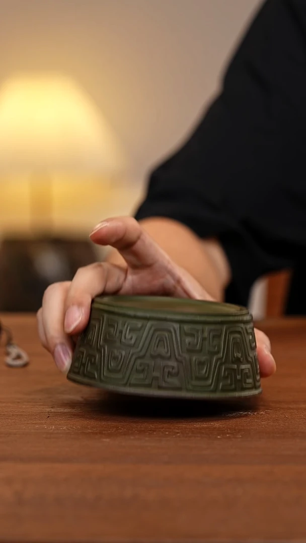 紫砂茶盘青铜建水