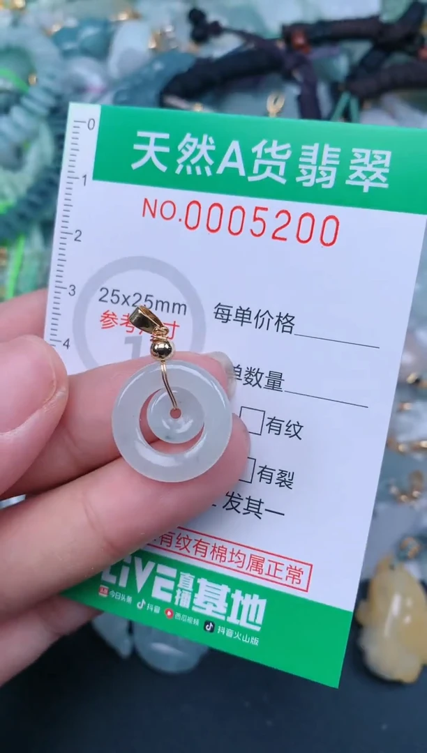 翡翠未镶嵌颈饰.0005200