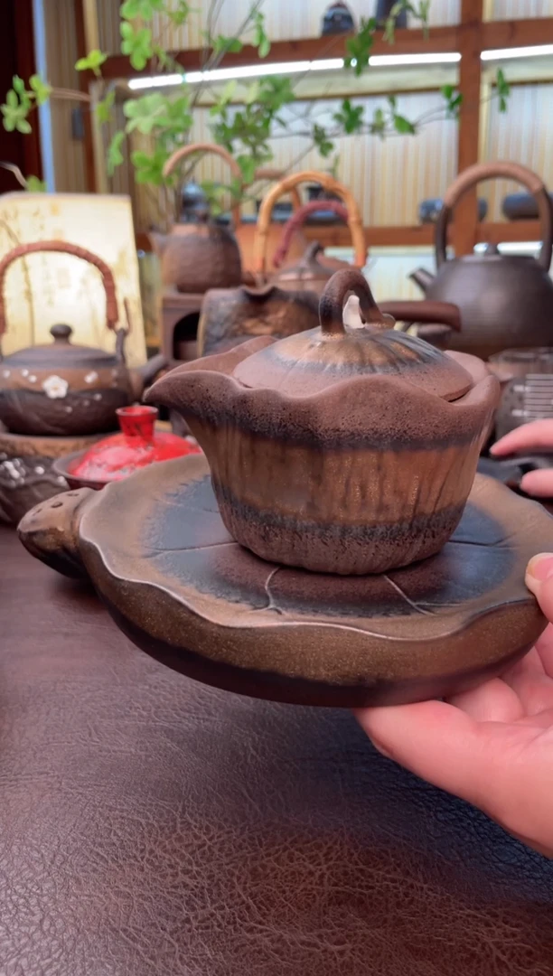 【闪购商品】瓷片瓷野粗陶茶具