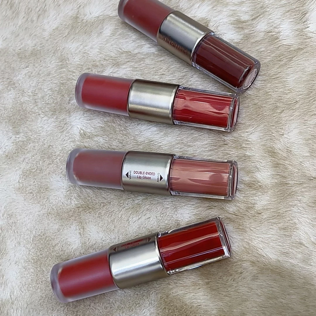 【蕾蕾家】蕾蕾自用派对双头哑光双重效果口红唇釉