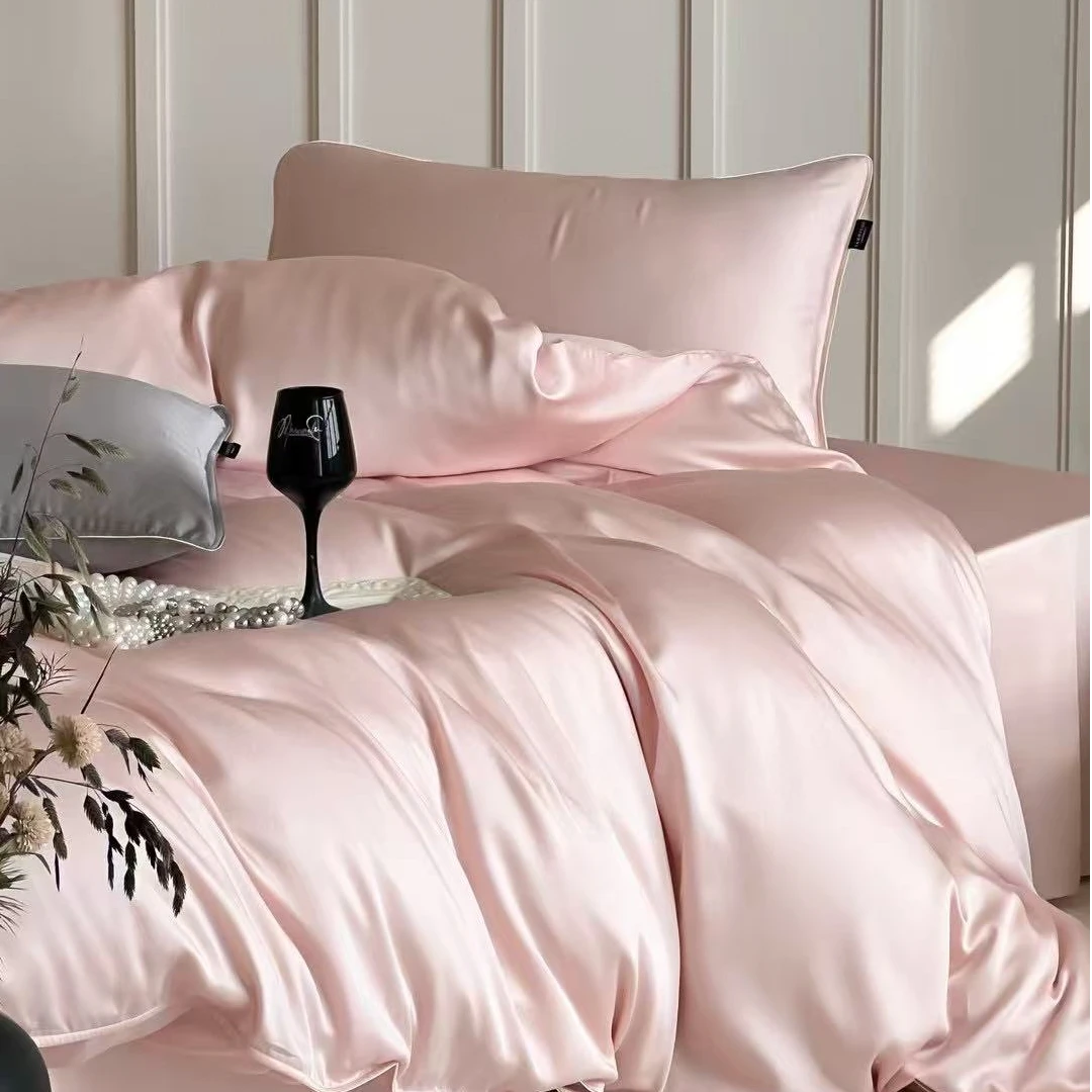 春夏高货！福利！【仲夏】高端进口纯色兰精天丝四件套！柔软亲肤丝滑