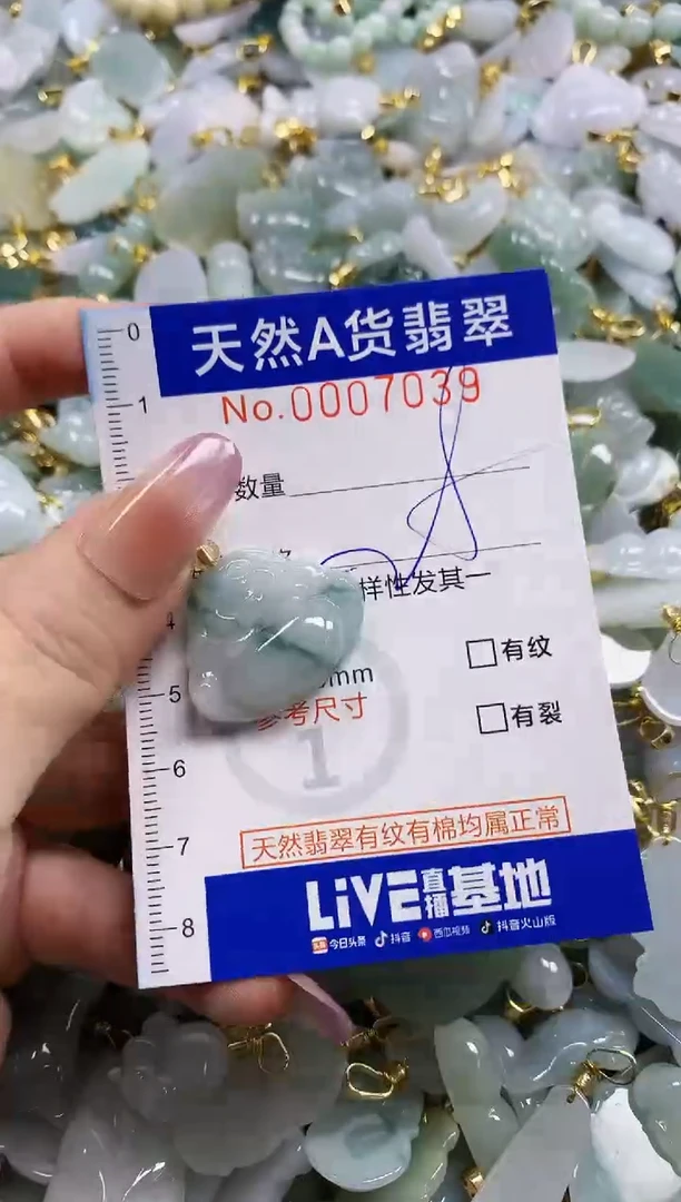 颈饰未镶嵌翡翠天然A货翡翠